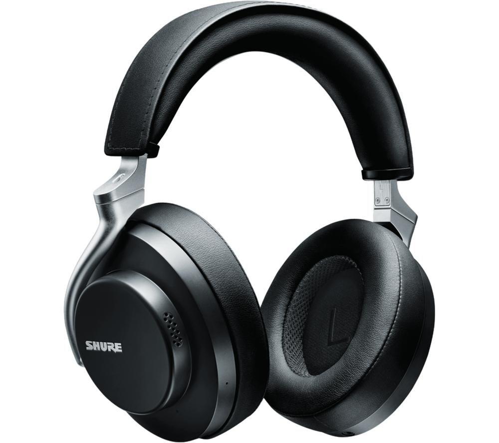 SHURE Aonic 50 SBH2350-BK-EFS Wireless Bluetooth Noise-Cancelling Headphones - Black