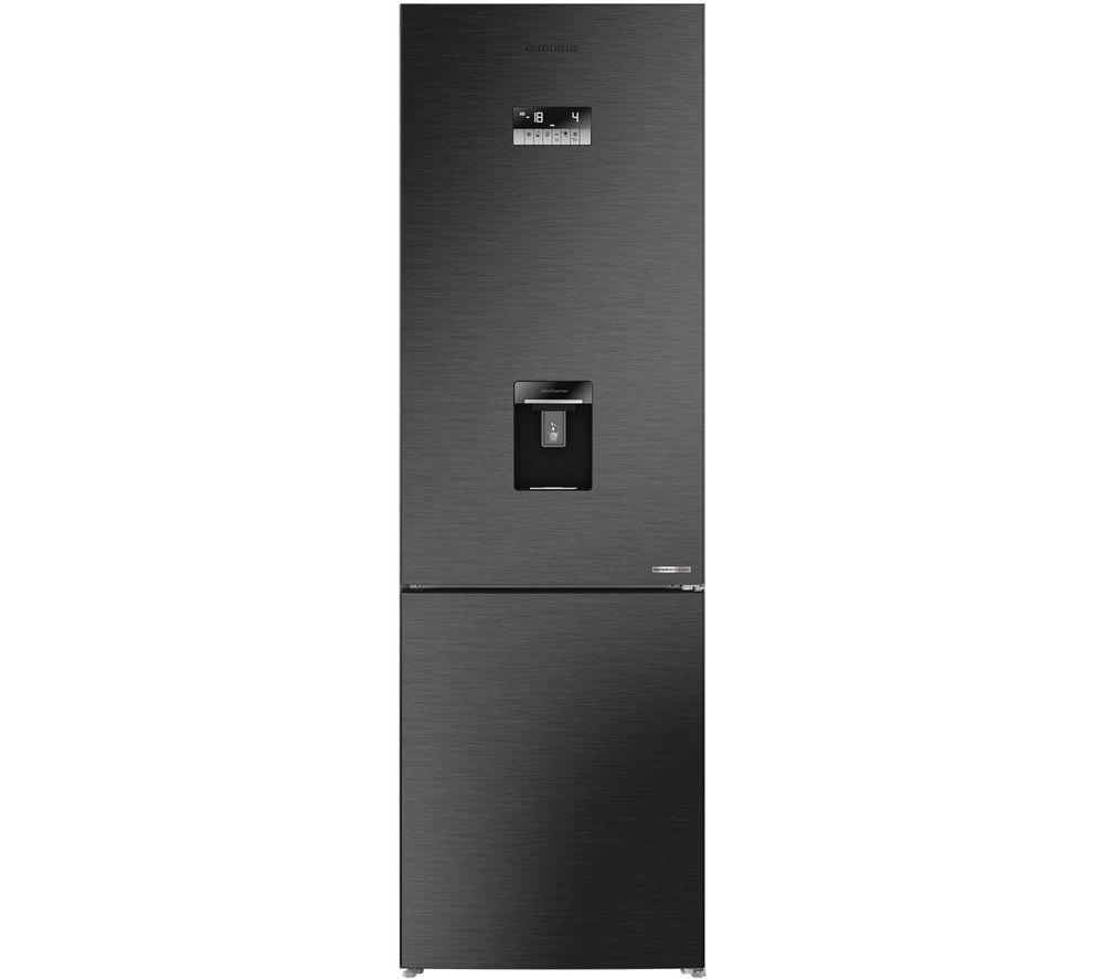 GRUNDIG GKNM46220DZ 70/30 Fridge Freezer - Dark Steel