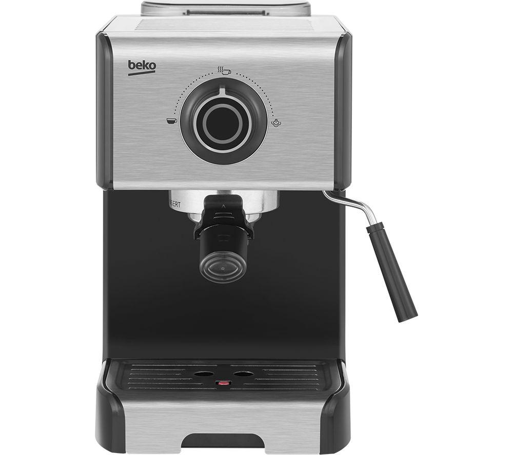 BEKO CEP5152B Manual Espresso Coffee Machine - Stainless Steel