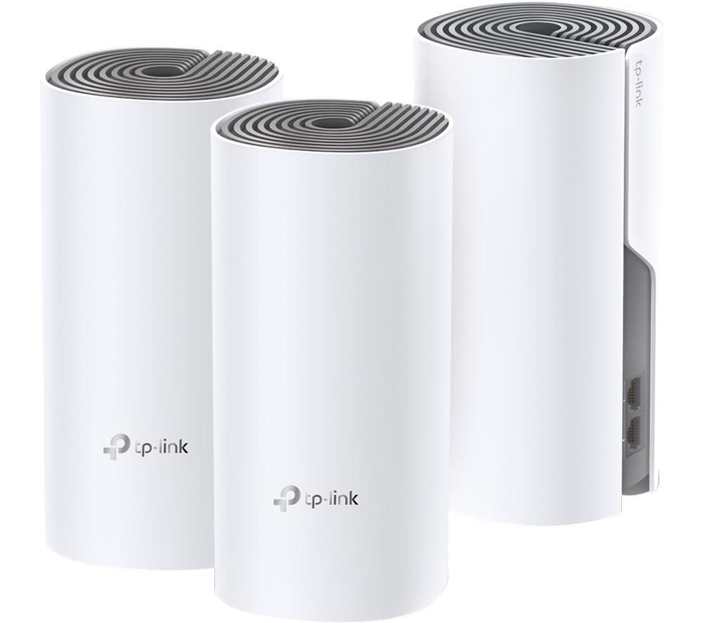 TP-LINK Deco E4 Whole Home WiFi System - Triple Pack  White
