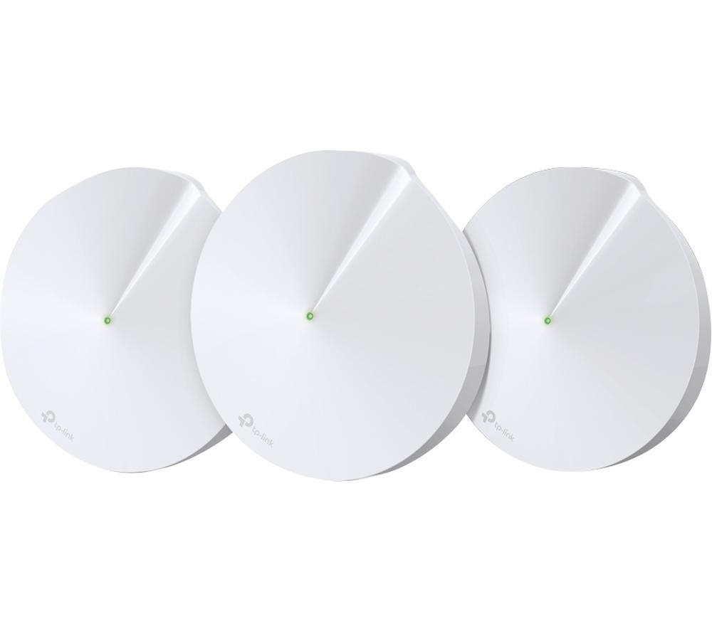 TP-LINK Deco M9 Plus Whole Home WiFi System - Triple Pack  White