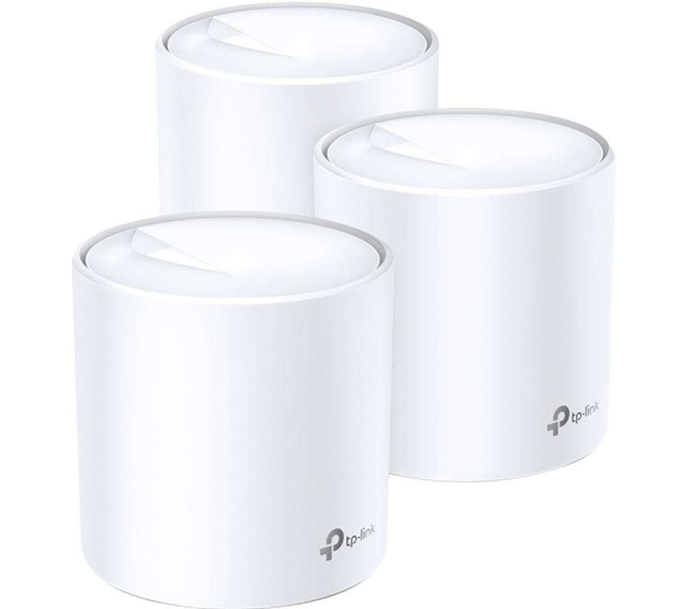 TP-LINK Deco X60 Whole Home WiFi System - Triple Pack  White