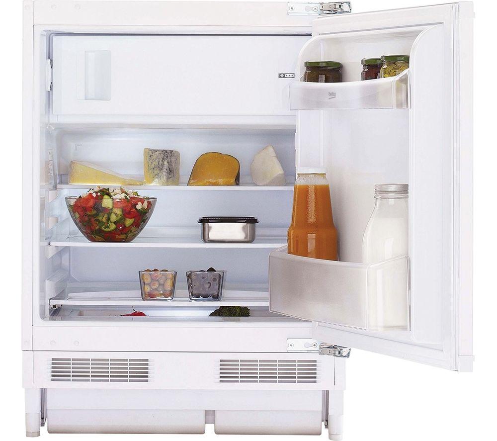 BEKO BRS3682 Integrated Undercounter Fridge - Fixed Hinge
