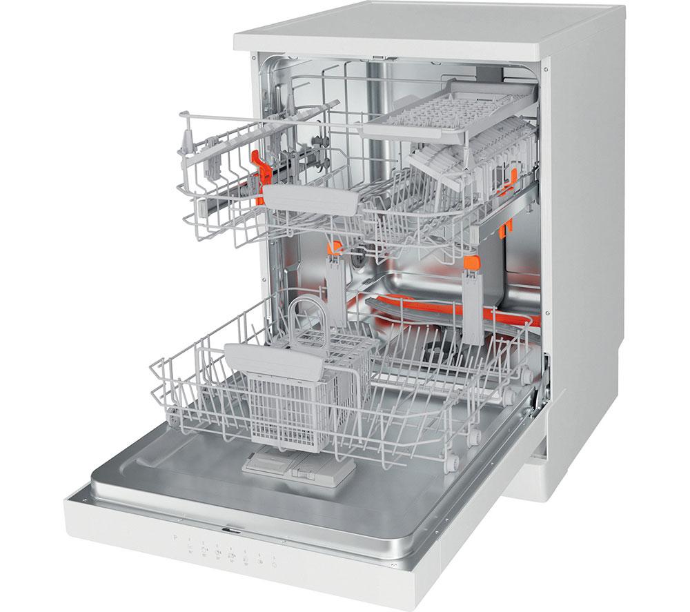 HOTPOINT HFC 3C26 W C UK Full-size Dishwasher - White