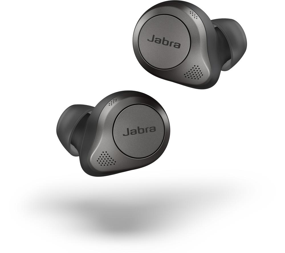 JABRA Elite 85t Wireless Bluetooth Noise-Cancelling Earbuds - Titanium Black