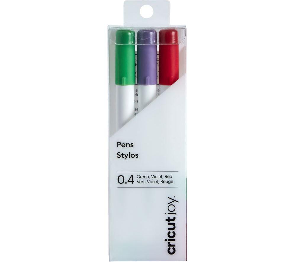 CRICUT Joy Fine Point Pen Set - Red  Green & Violet