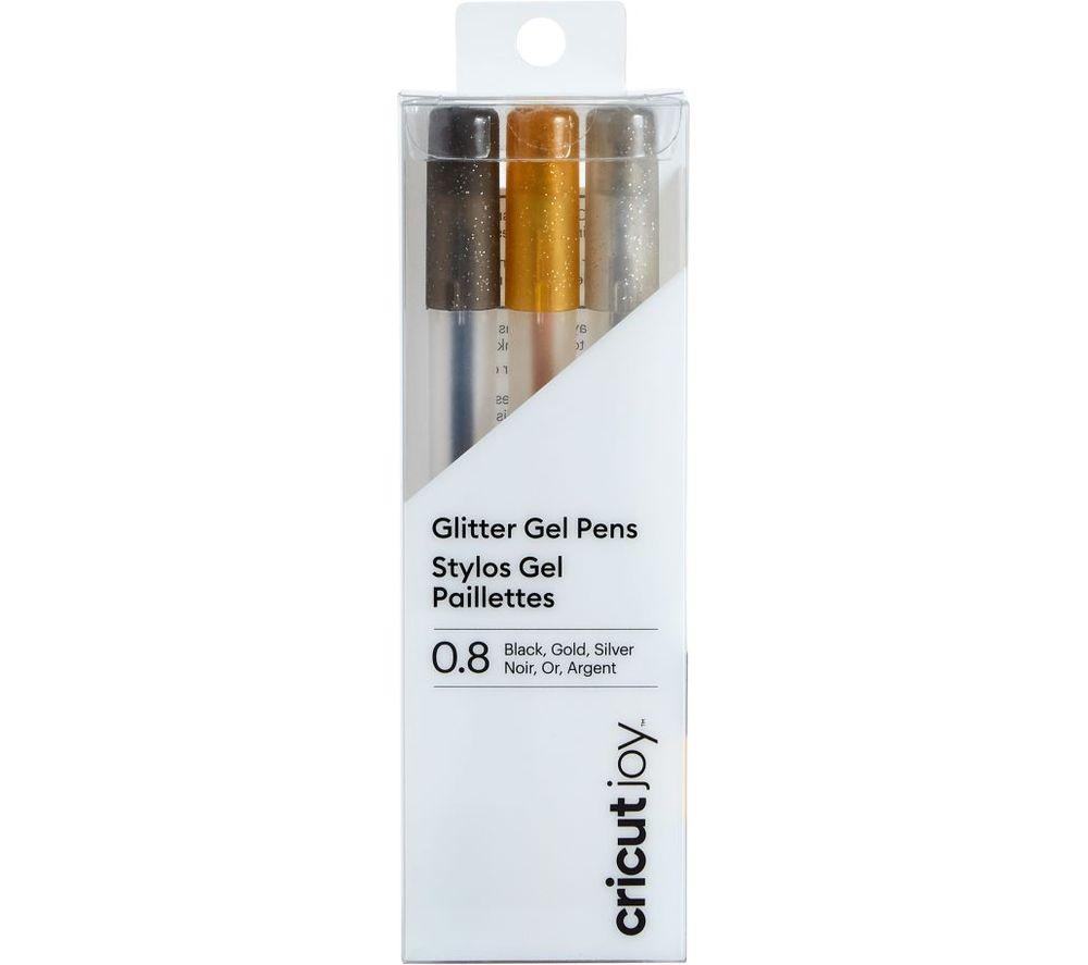 CRICUT Joy Glitter Gel Pens - Black  Gold & Silver