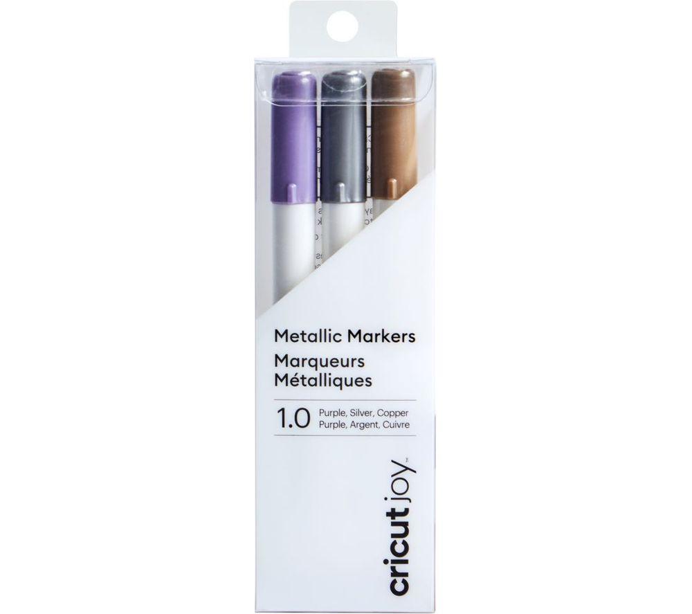 CRICUT Joy Metallic Marker Pens - Violet  Silver & Copper