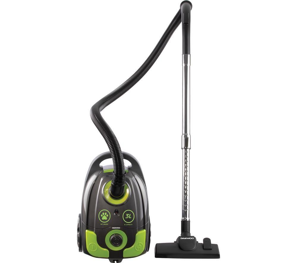 DAEWOO Tornado FLR00047 Cylinder Vacuum Cleaner - Grey & Green