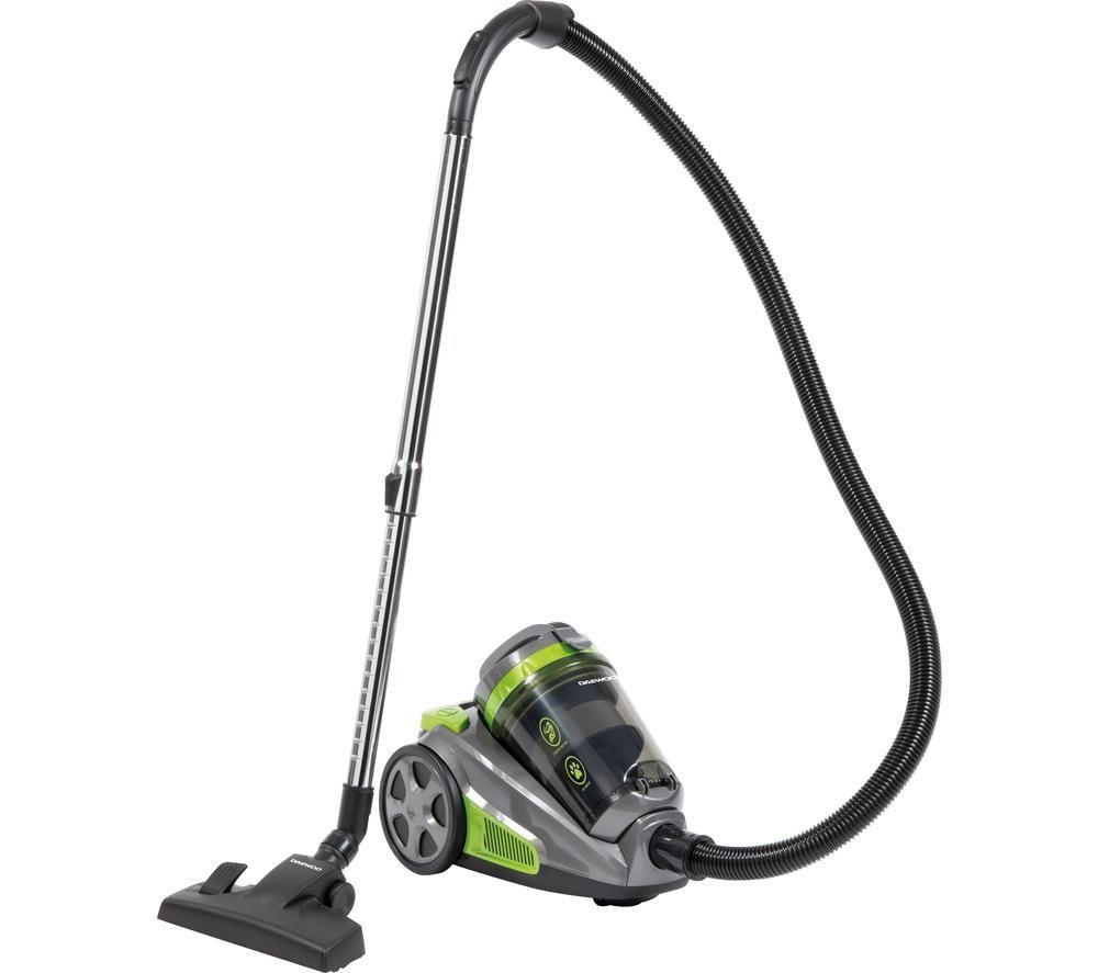 DAEWOO Tornado Pets FLR00048 Cylinder Bagless Vacuum Cleaner - Grey & Green