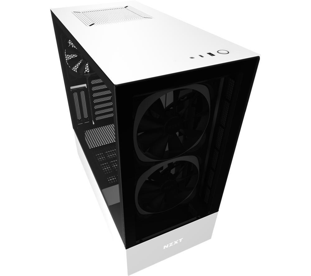 NZXT H510 Elite ATX Mid-Tower PC Case - White