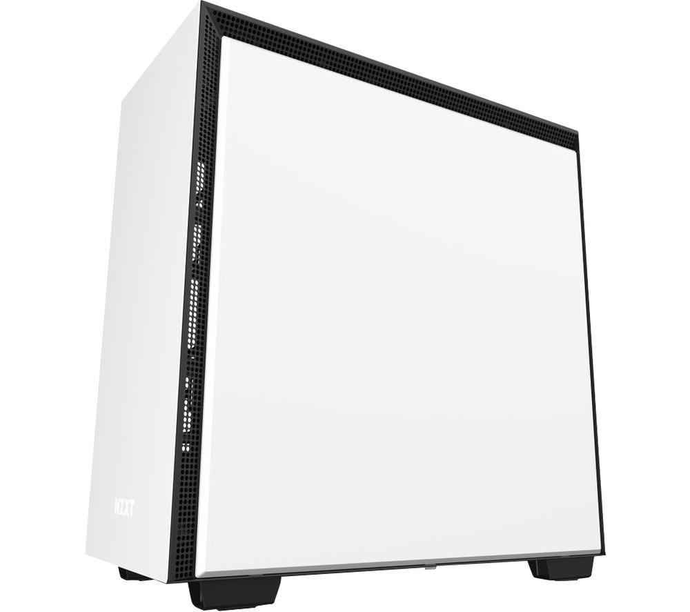 NZXT H710 E-ATX Mid-Tower PC Case - White & Black