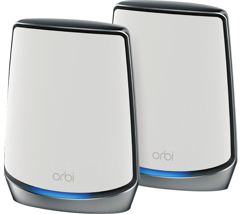 NETGEAR Orbi RBK852 Whole Home WiFi System - Twin Pack  White