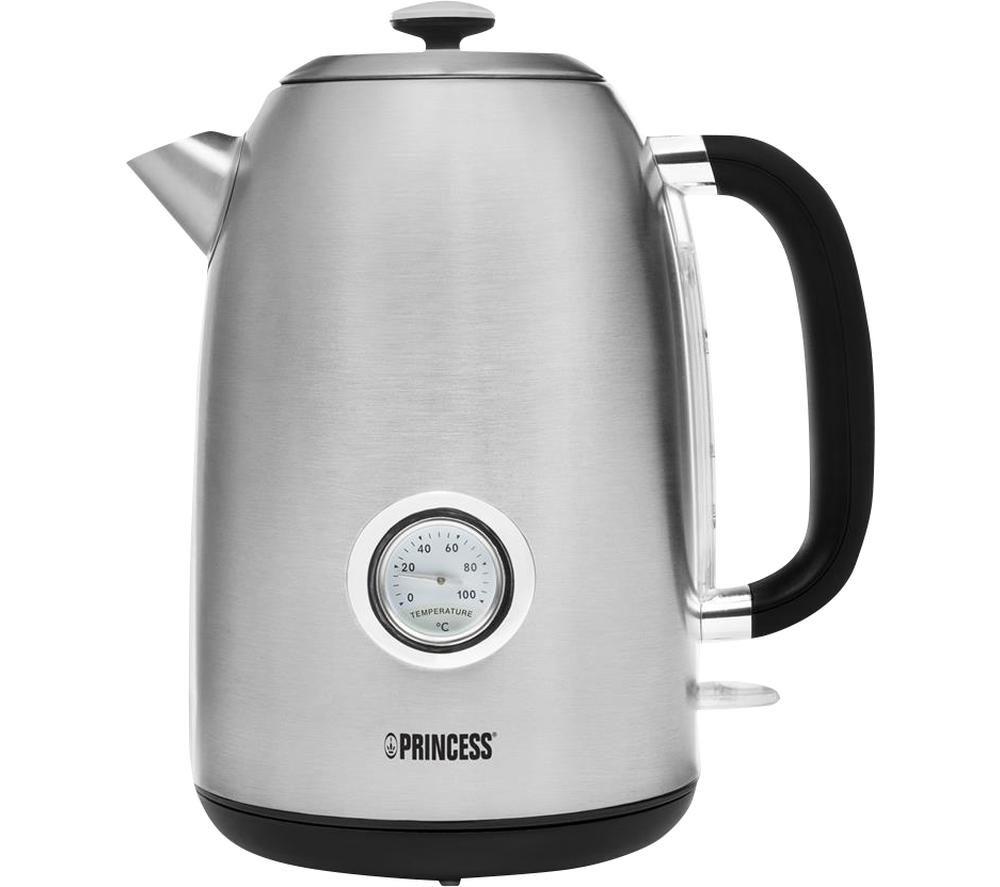 PRINCESS Retro 236028 Jug Kettle - Silver