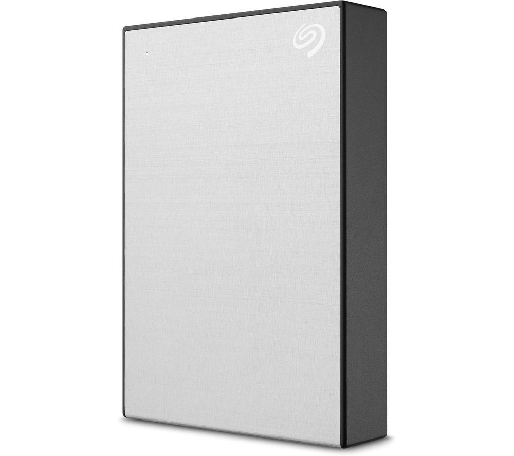 SEAGATE One Touch Portable Hard Drive - 4 TB  Silver  Silver/Grey