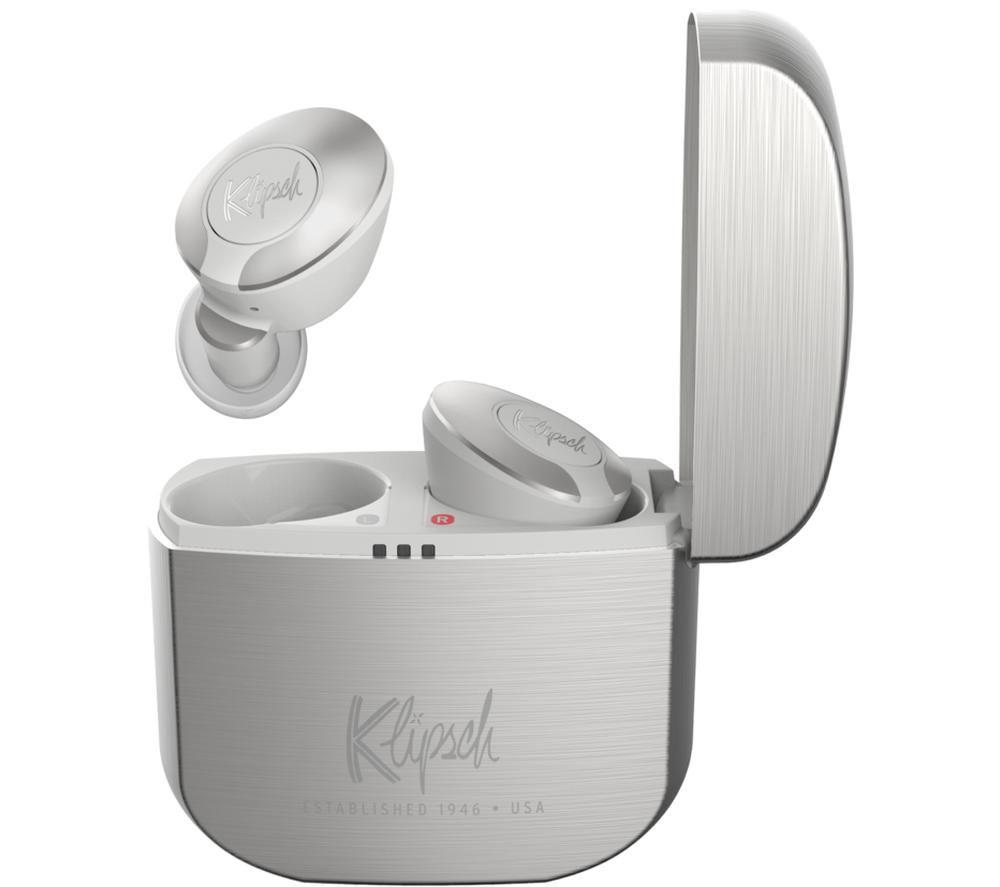 KLIPSCH T5 II Wireless Bluetooth Earphones - Silver