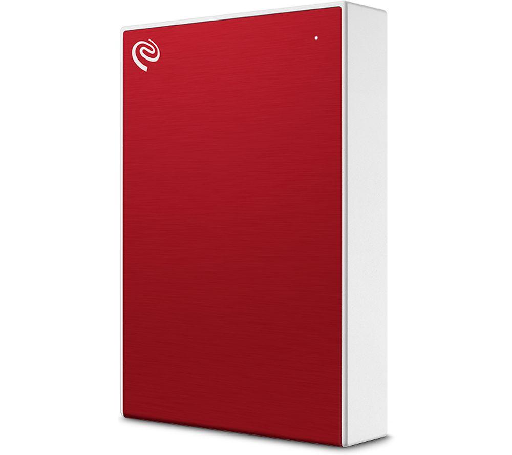 SEAGATE One Touch Portable Hard Drive - 5 TB  Red  Red