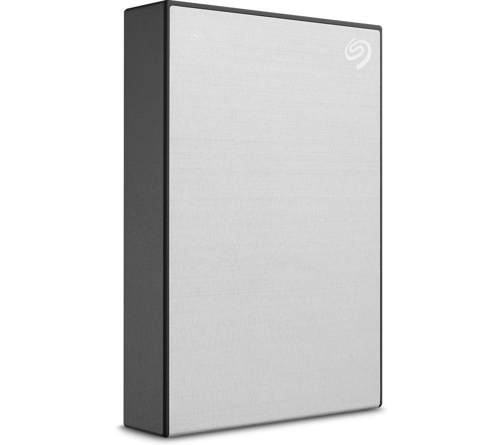 SEAGATE One Touch Portable Hard Drive - 2 TB  Silver  Silver/Grey