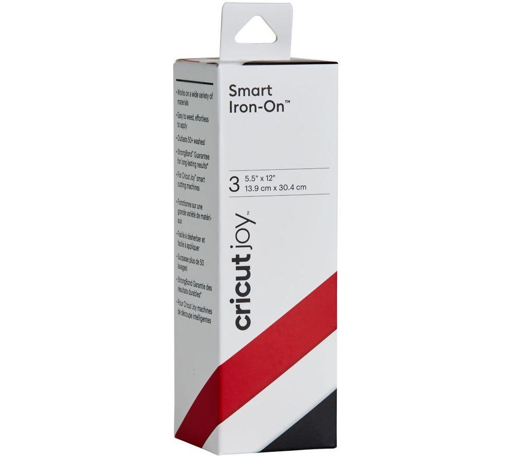 CRICUT Joy Smart Iron-On Material - Black  White & Red