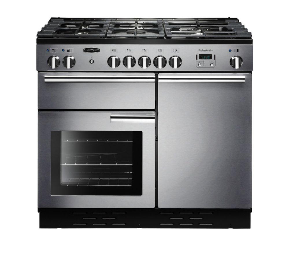 RANGEMASTER Professional PROP100NGFSS/C Dual Fuel Range Cooker - Stainless Steel