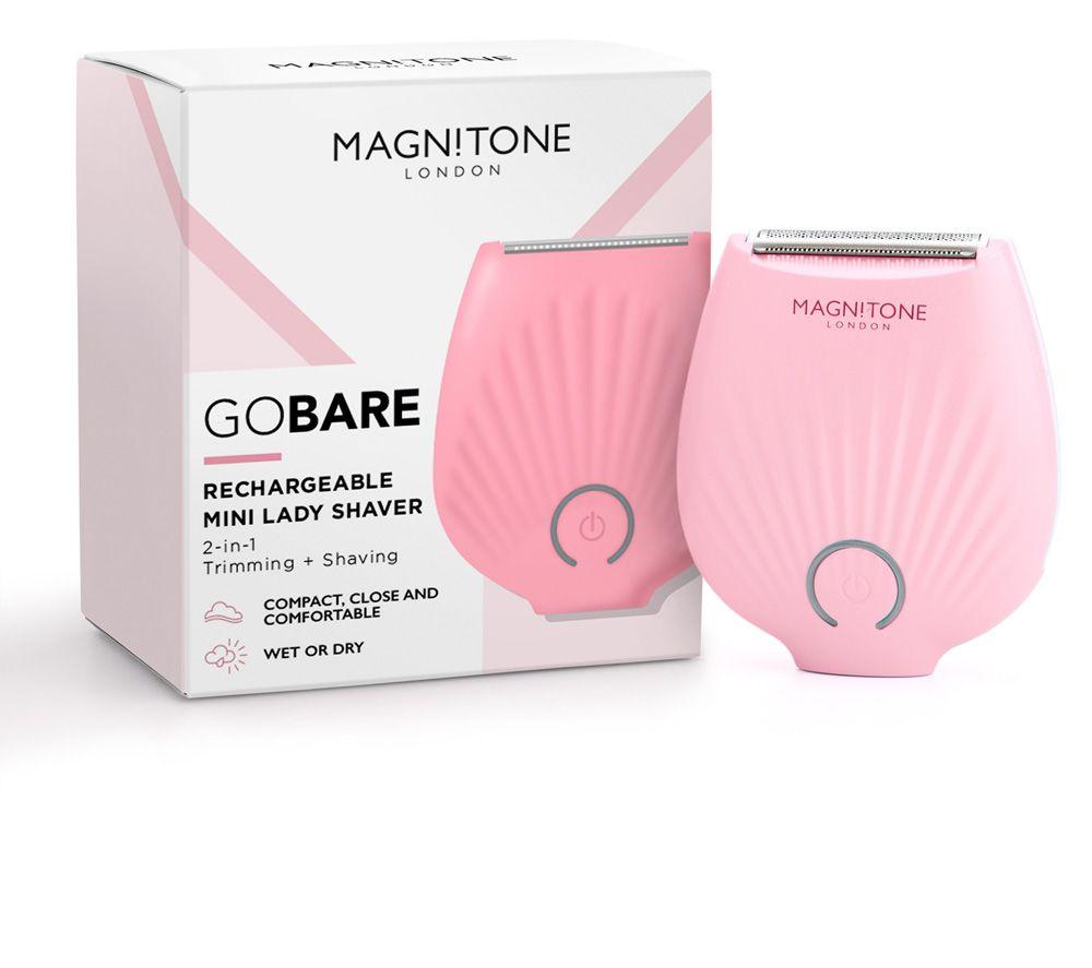 MAGNITONE GoBare MLS01PP Wet & Dry Lady Shaver - Pastel Pink