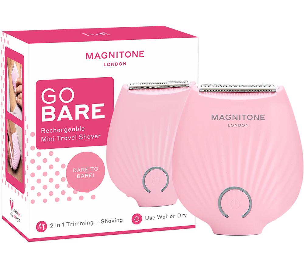 MAGNITONE GoBare MLS01PP Wet & Dry Lady Shaver - Pastel Pink