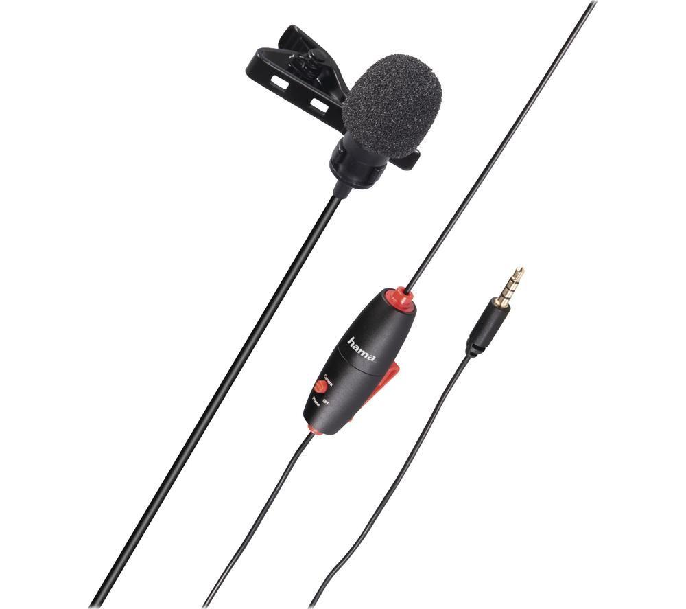 HAMA Smart 4634 Lavalier Microphone  Black