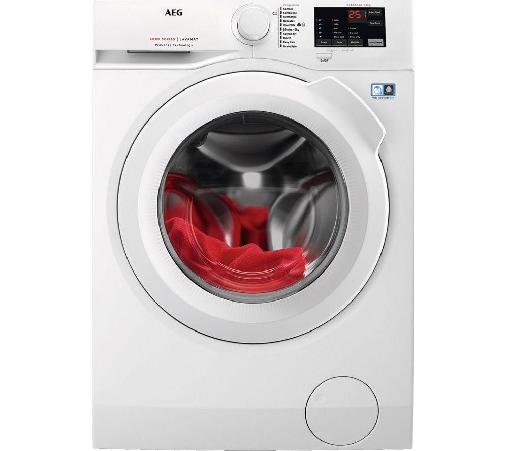 AEG ProSense L6FBJ741N 7 kg 1400 Spin Washing Machine - White