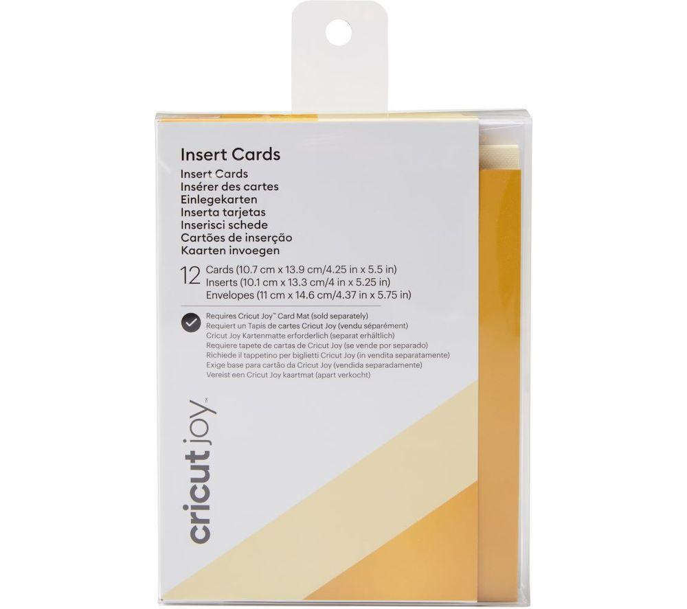 CRICUT Joy Insert Cards - Cream Holographic