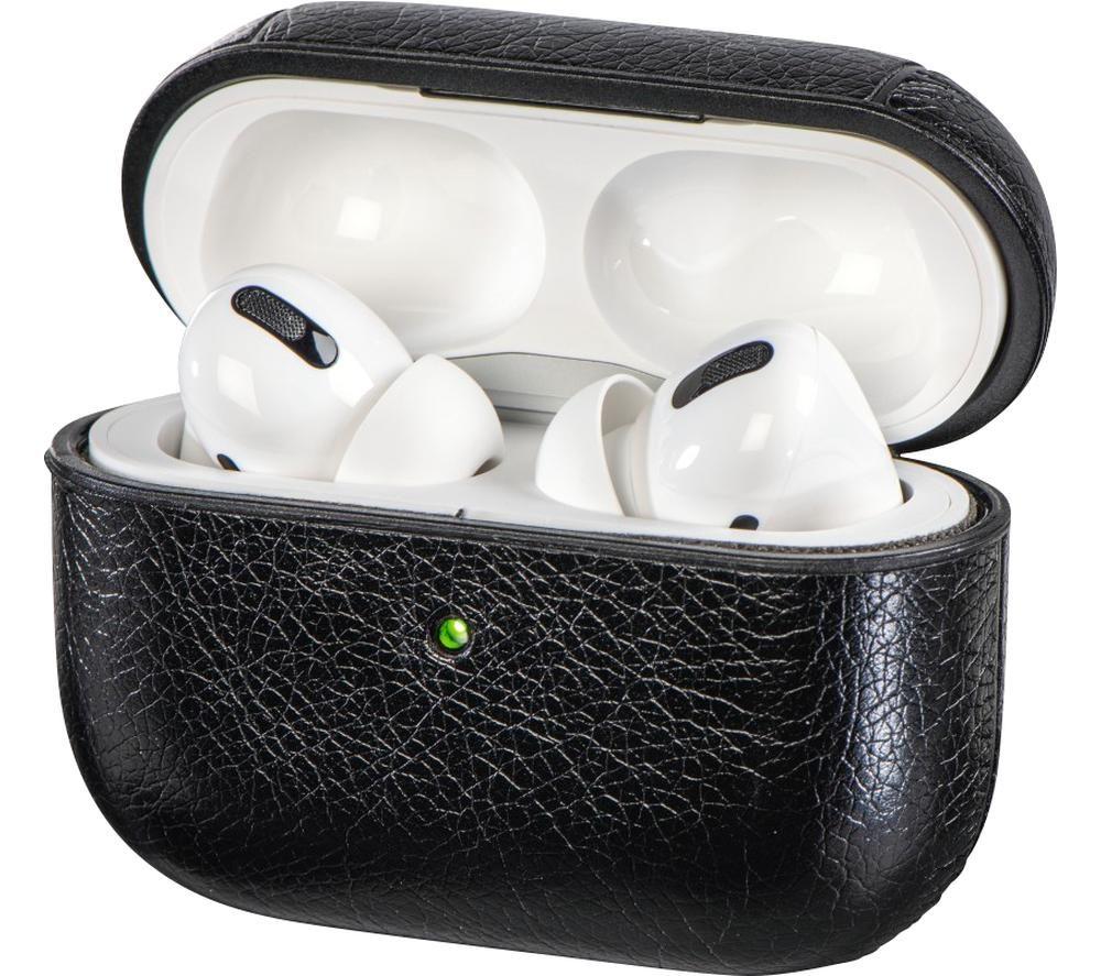 HAMA 122068 AirPods Pro Faux Leather Case - Black