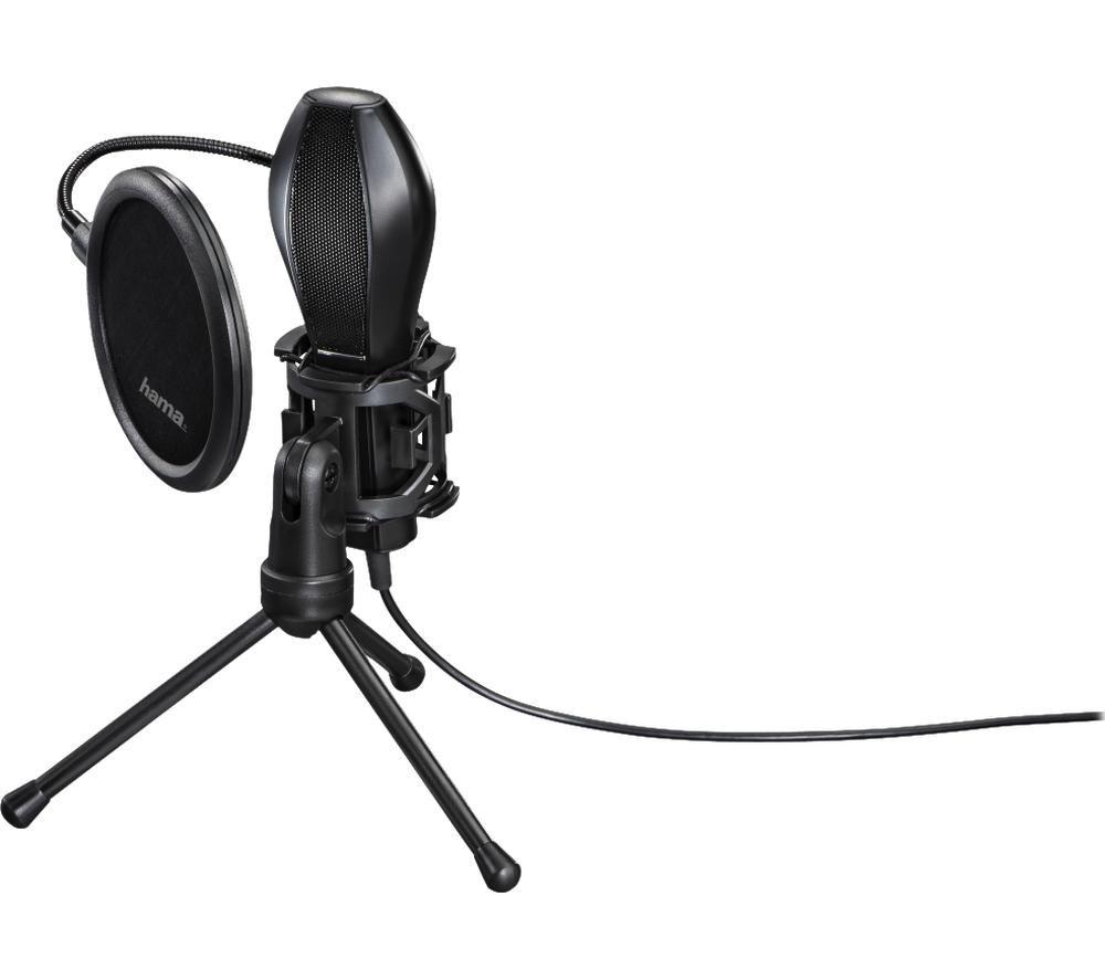 HAMA MIC-USB Stream USB Microphone - Black