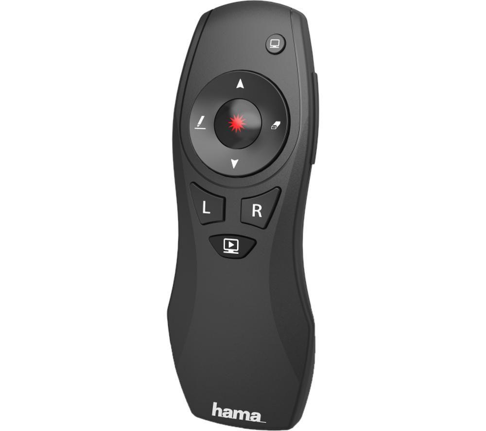 HAMA X-Pointer 6-in-1 Wireless Laser Presenter  Black