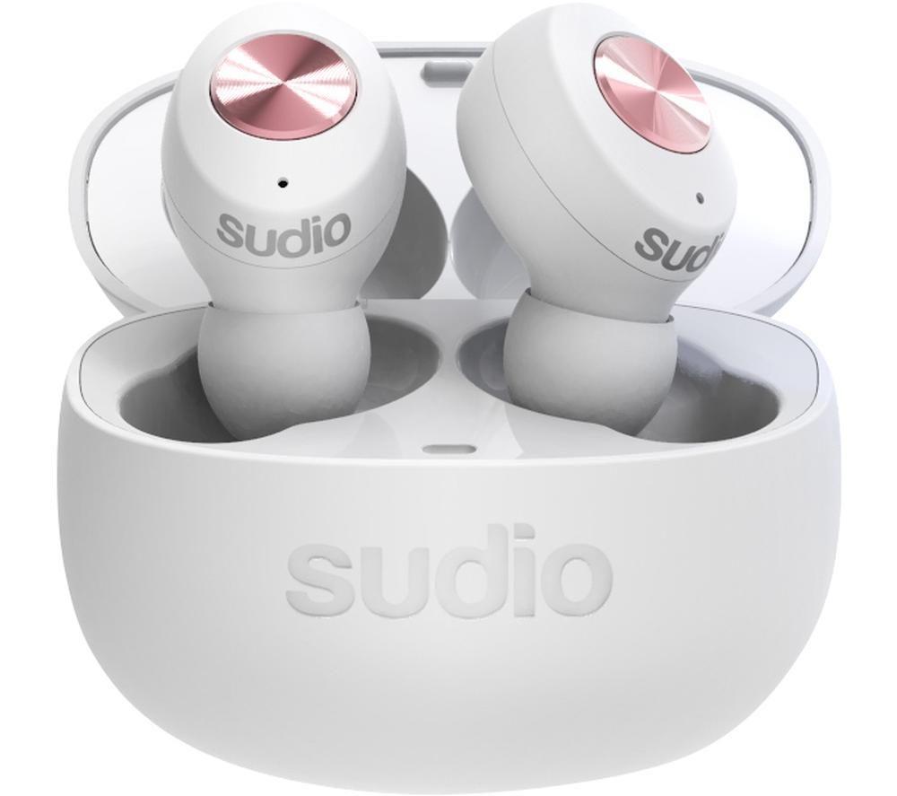 SUDIO TOLV Wireless Bluetooth Earphones - White