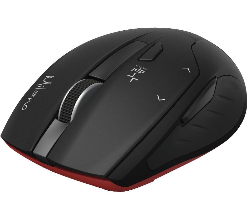 HAMA Milano Compact Wireless Optical Mouse  Red Black