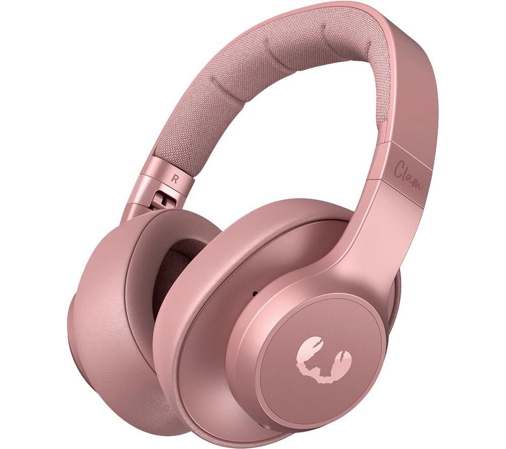 FRESH N REBEL Clam ANC Wireless Bluetooth Noise-Cancelling Headphones - Pink