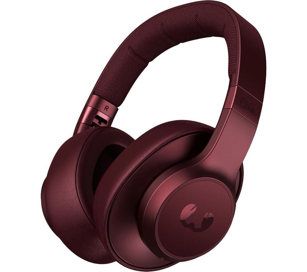 FRESHNREBE Clam ANC Wireless Bluetooth Noise-Cancelling Headphones - Red