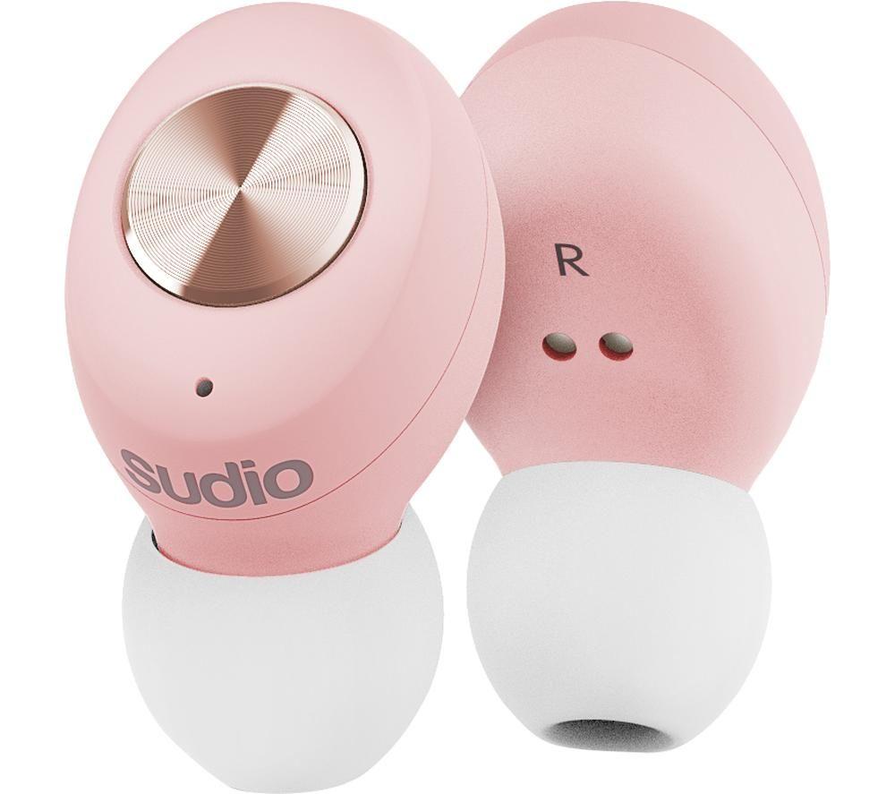 SUDIO TOLV Wireless Bluetooth Earphones - Pink