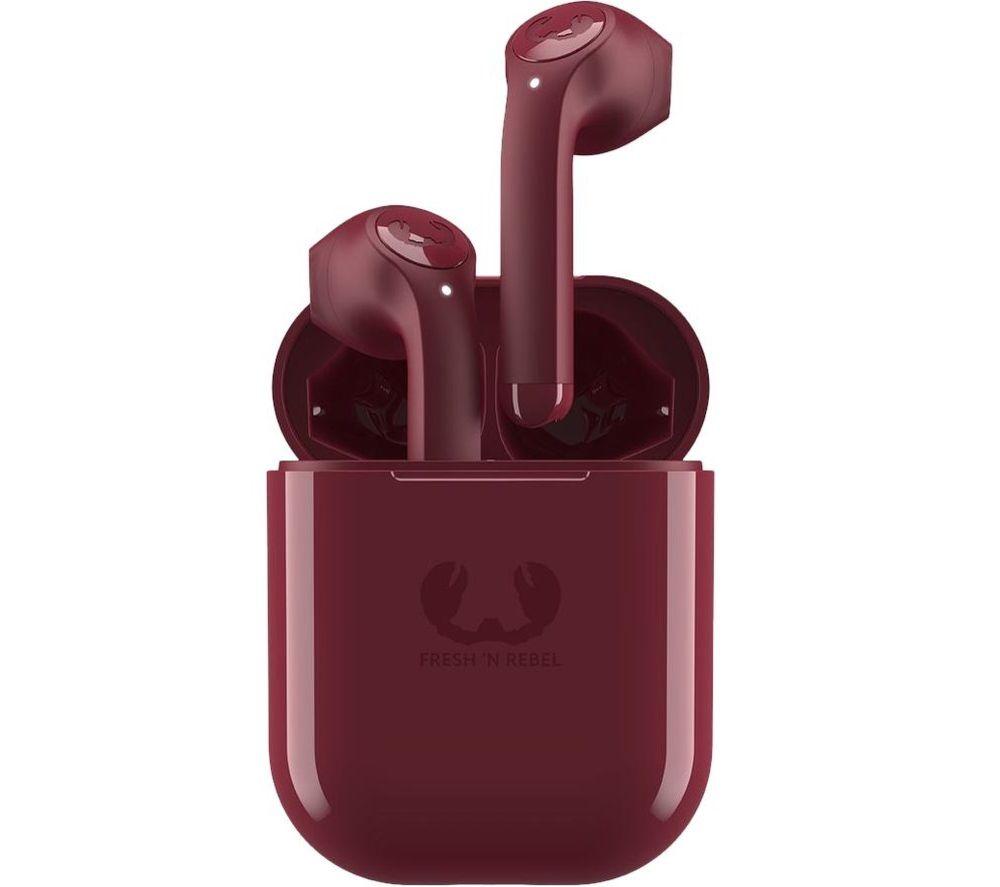 FRESH N REBEL Twins Wireless Bluetooth Earphones - Ruby Red