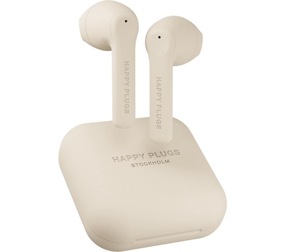 HAPPY PLUGS Air 1 Go Wireless Bluetooth Earphones - Cream