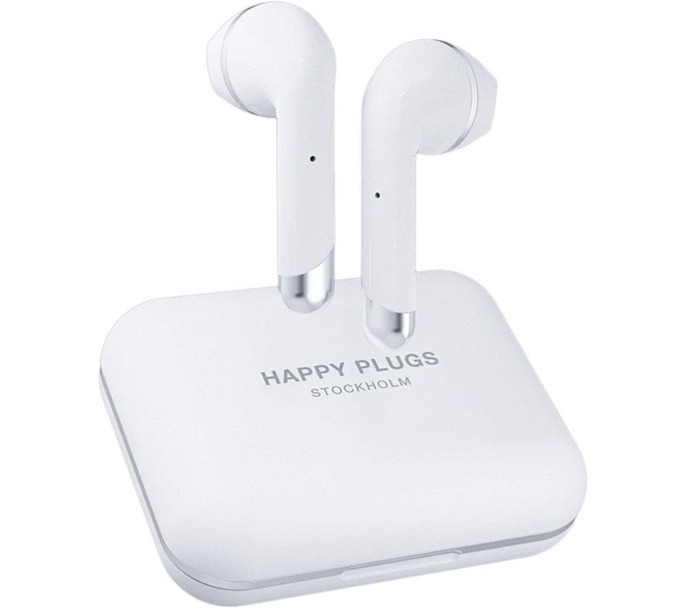 HAPPY PLUGS Air 1 Plus Wireless Bluetooth Earphones - White
