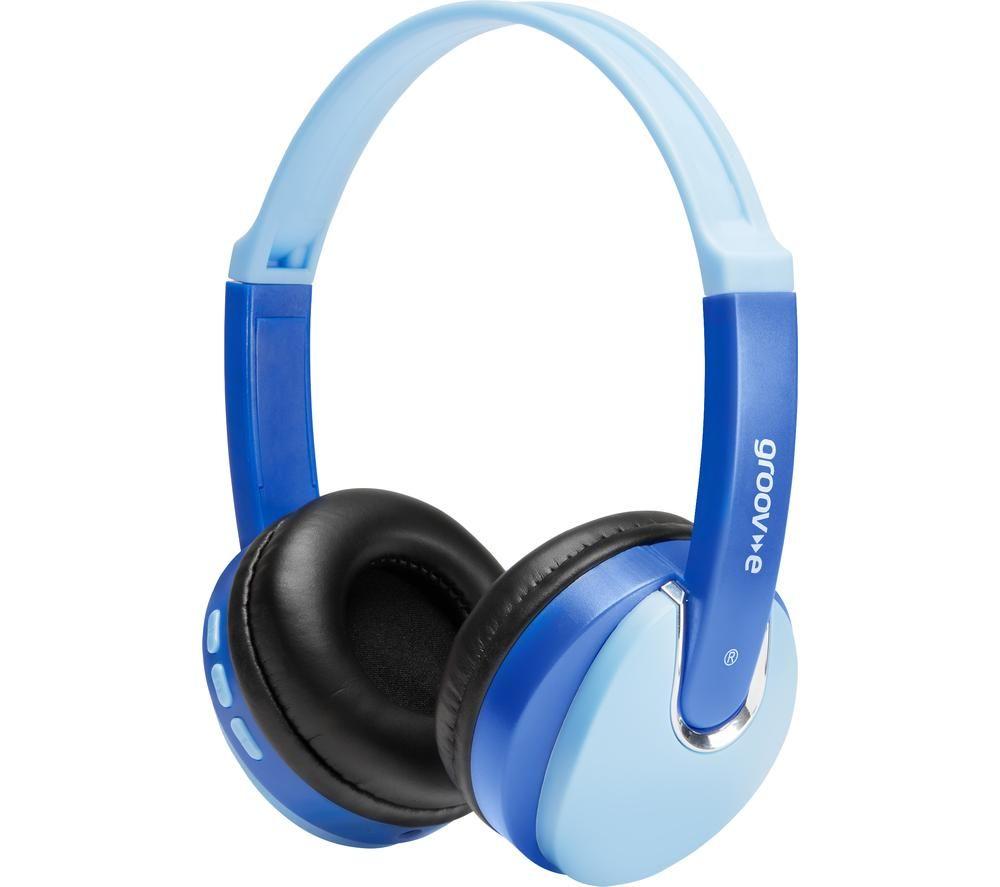 GROOV-E KIDZ Wireless Bluetooth Kids Headphones - Blue
