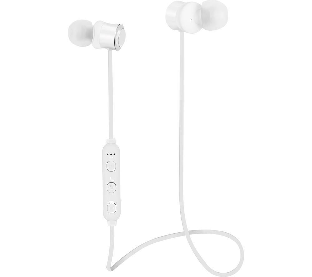 GROOV-E Metal Buds Wireless Bluetooth Earphones - White