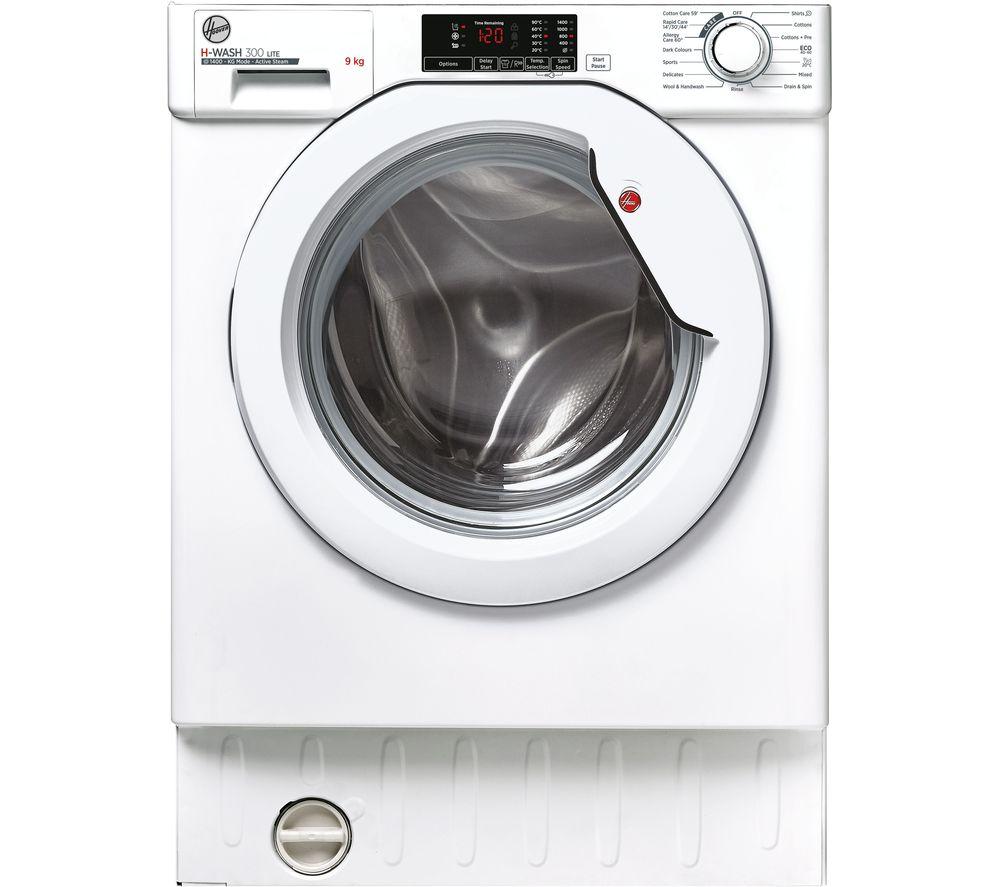 HOOVER H-WASH 300 Lite HBWS 49D2E-80 Integrated 9 kg 1400 Spin Washing Machine
