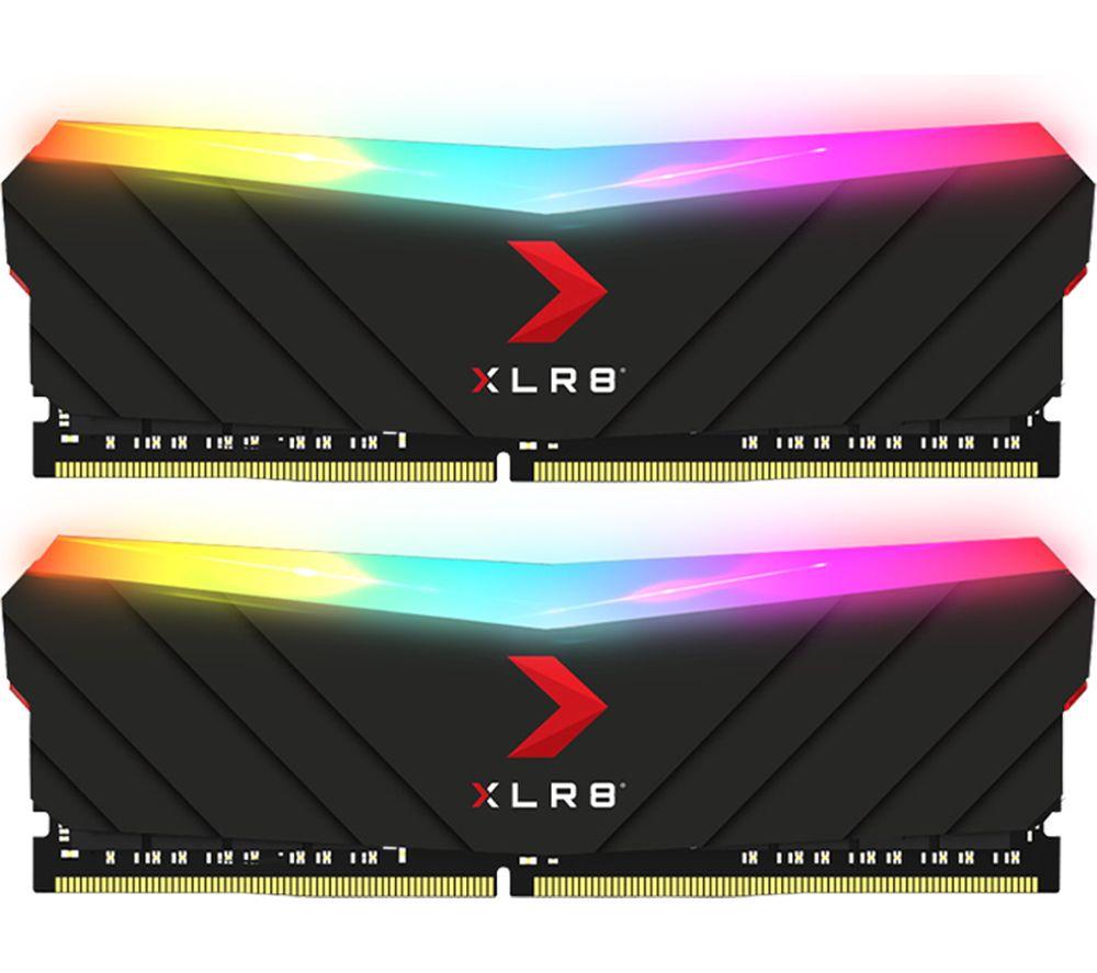 PNY XLR8 EPIC-X RGB DDR4 3600 MHz PC RAM - 8 GB x 2