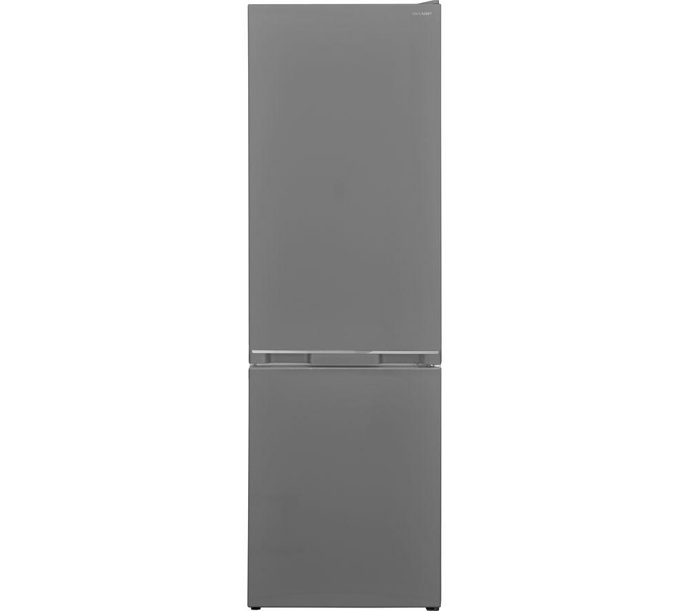 SHARP SJ-BB04DTXSF 60/40 Fridge Freezer - Silver