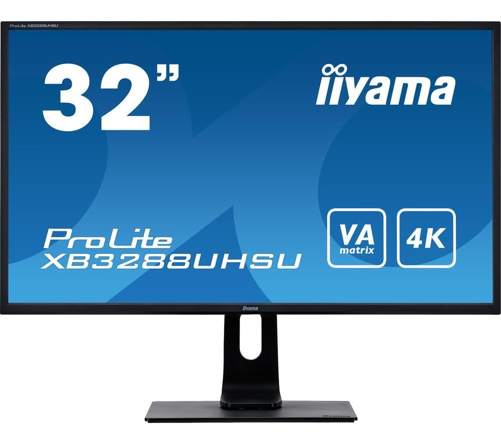 IIYAMA ProLite XB3288UHSU-B1 4K Ultra HD 32inch VA LED Monitor - Black