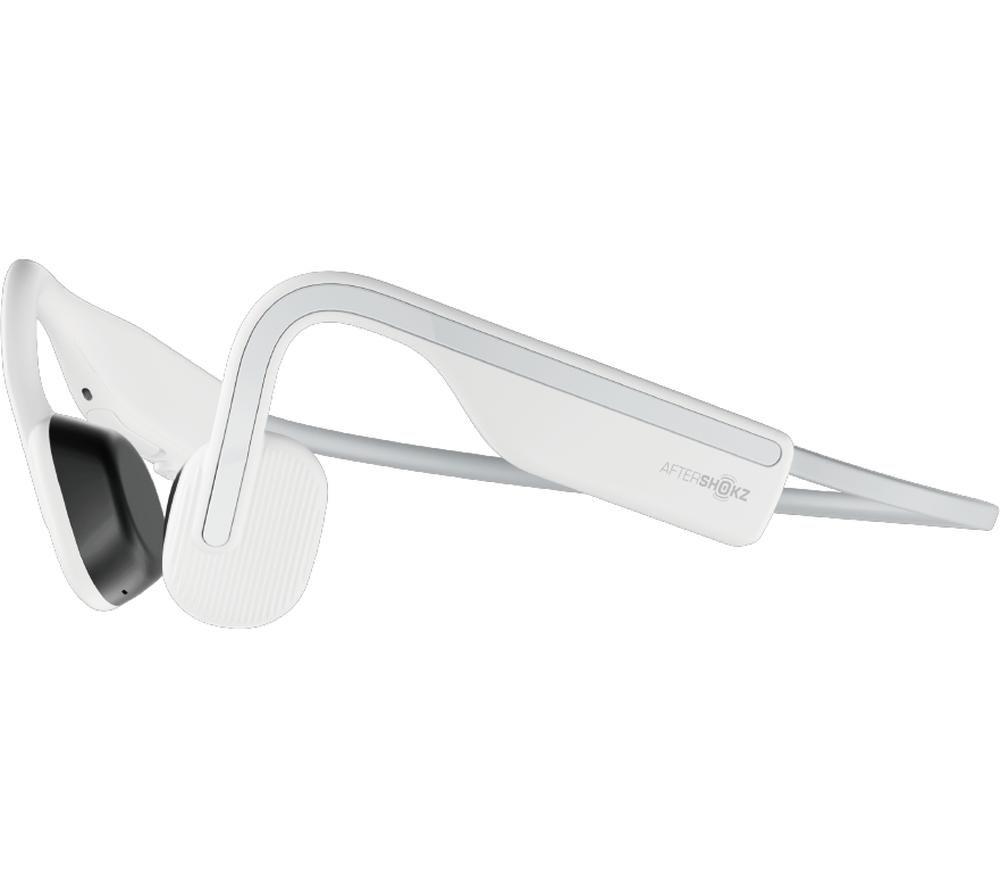 AFTERSHOKZ OpenMove Wireless Bluetooth Headphones - Alpine White