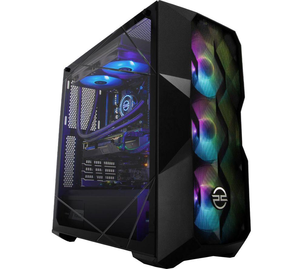 PCSPECIALIST Tornado A9 Gaming PC - AMD Ryzen 9  RX 6800 XT  2 TB HDD & 1 TB SSD  Black