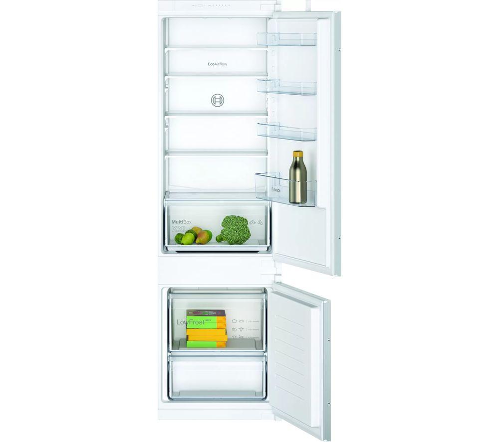 BOSCH Serie 2 KIV87NSF0G Integrated 70/30 Fridge Freezer - Fixed Hinge