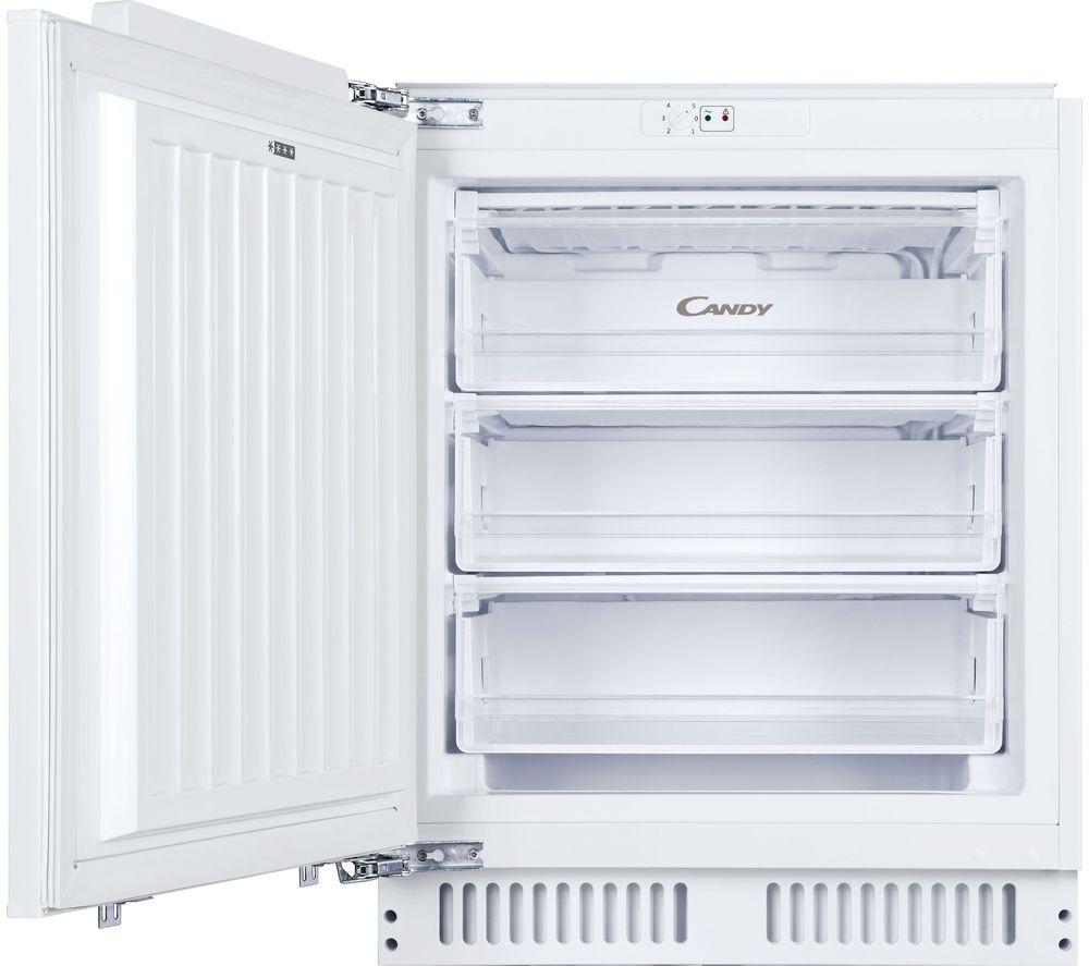 CANDY CFU 135 NEK/N Integrated Undercounter Freezer - Fixed Hinge